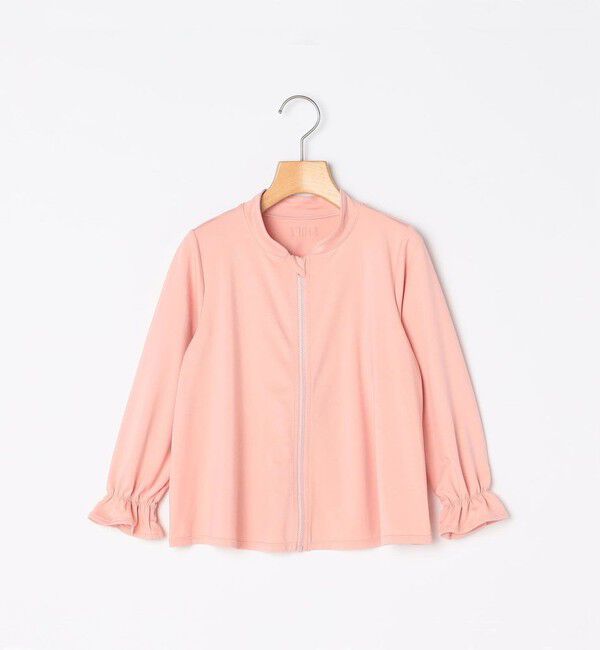 SHIPS KIDS「SHIPS KIDS:80～90cm / 〈UVカット〉フリルスリーブ ラッシュガード」|その他|ピンク