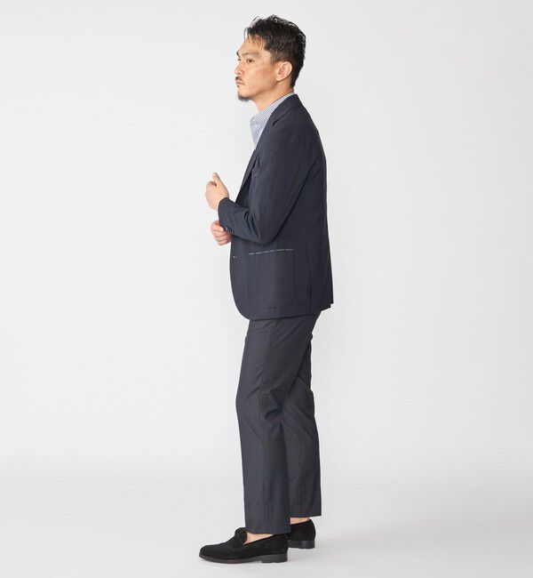 SHIPS「SHIPS:〈FUNCTION〉リネン ライク シャツ ジャケット」|テーラードジャケット|