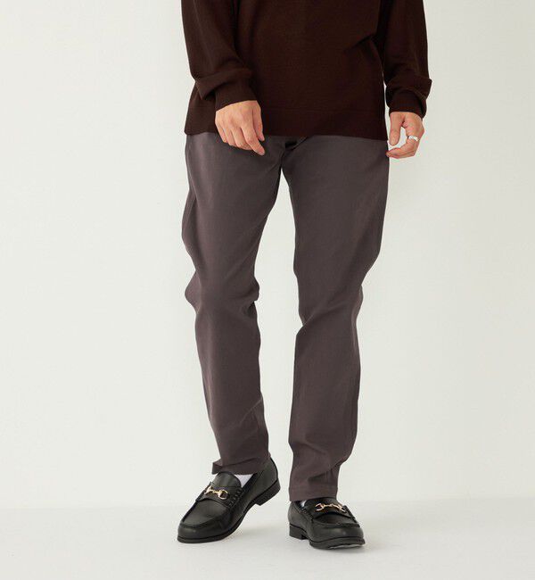 SHIPS Colors 「SHIPS Colors:〈洗濯機可能〉ストレッチ テーパード チノパン◇」|チノ|ダークグレー
