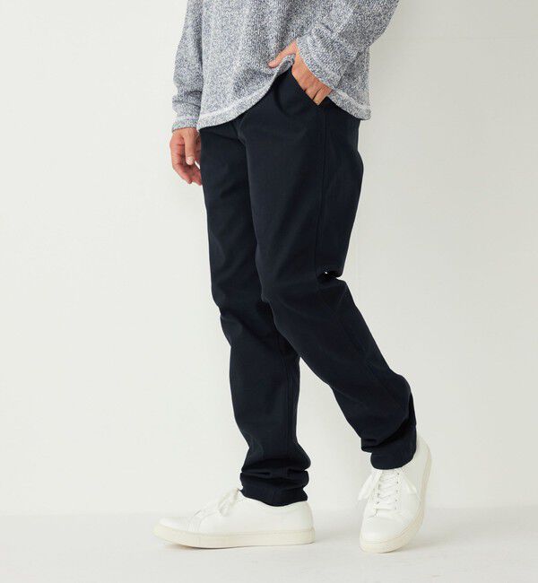 SHIPS Colors 「SHIPS Colors:〈洗濯機可能〉ストレッチ テーパード チノパン◇」|チノ|ネイビー