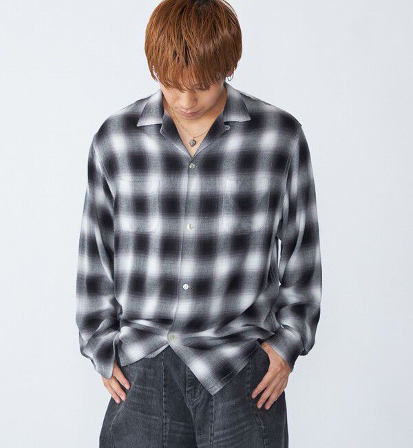 SHIPS「TOWNCRAFT: 60 LOOP COLLER SHIRT」|シャツ・ブラウス|