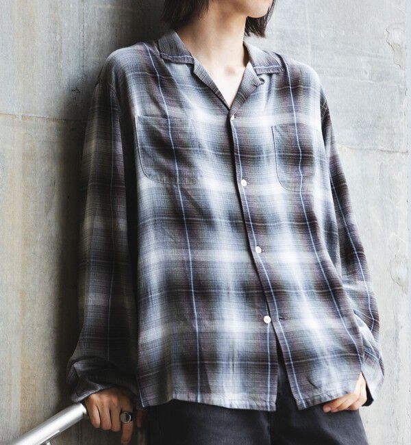 SHIPS「TOWNCRAFT: 60 LOOP COLLER SHIRT」|シャツ・ブラウス|