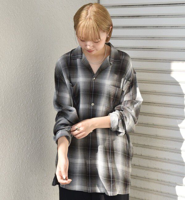 SHIPS「TOWNCRAFT: 60 LOOP COLLER SHIRT」|シャツ・ブラウス|