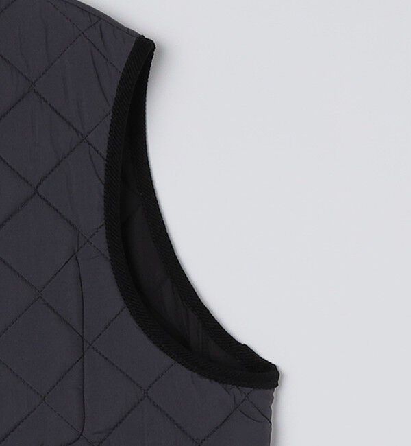 SHIPS「SHIPS:〈手洗い可能〉NETPLUS(R) キルティング スタンド ベスト」|ダウンベスト・ベスト|