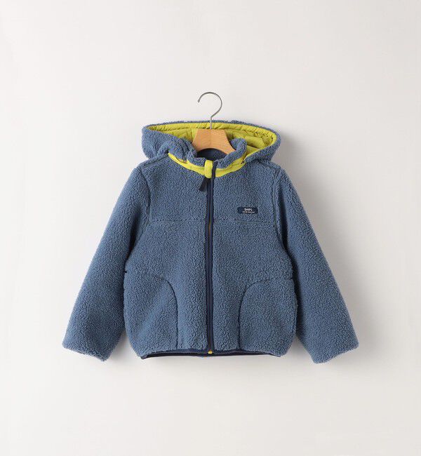 SHIPS KIDS「SHIPS KIDS:80～90cm/〈洗濯機可能〉ボア リバーシブル ジャケット」|ブルゾン・スタジャン|ブルー系
