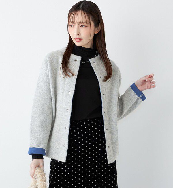 SHIPS Colors 「SHIPS Colors:〈手洗い可能〉チャイニーズラクーン 接結 カーディガン◇」|カーディガン|