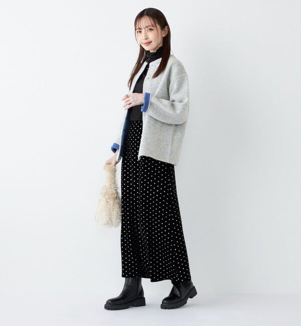 SHIPS Colors 「SHIPS Colors:〈手洗い可能〉チャイニーズラクーン 接結 カーディガン◇」|カーディガン|