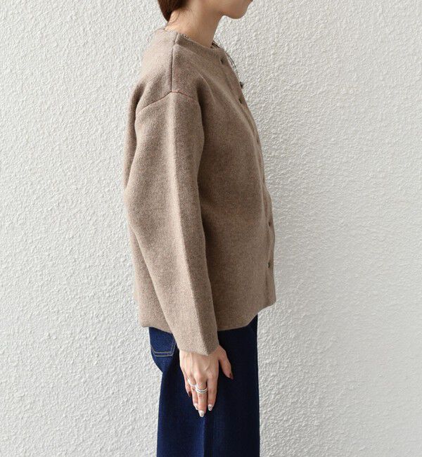 SHIPS Colors 「SHIPS Colors:〈手洗い可能〉チャイニーズラクーン 接結 カーディガン◇」|カーディガン|