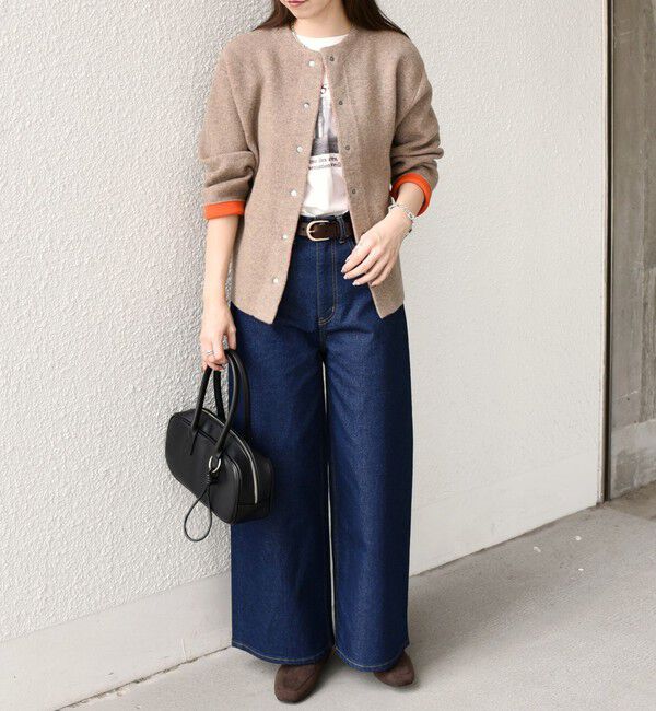 SHIPS Colors 「SHIPS Colors:〈手洗い可能〉チャイニーズラクーン 接結 カーディガン◇」|カーディガン|