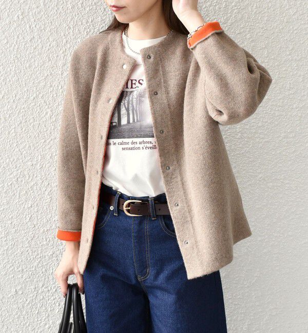 SHIPS Colors 「SHIPS Colors:〈手洗い可能〉チャイニーズラクーン 接結 カーディガン◇」|カーディガン|