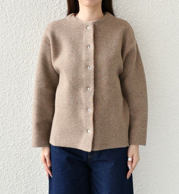 SHIPS Colors 「SHIPS Colors:〈手洗い可能〉チャイニーズラクーン 接結 カーディガン◇」|カーディガン|