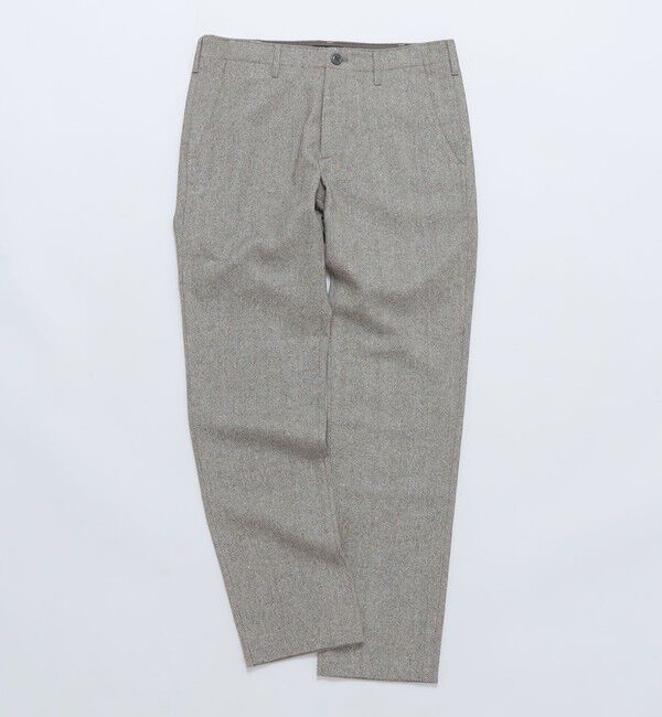 SHIPS「SHIPS: 〈手洗い可能〉ウール シルク テーパードチノ」|チノ|