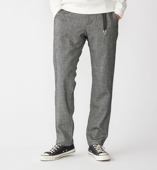 SHIPS「SHIPS: 〈手洗い可能〉ウール シルク テーパードチノ」|チノ|