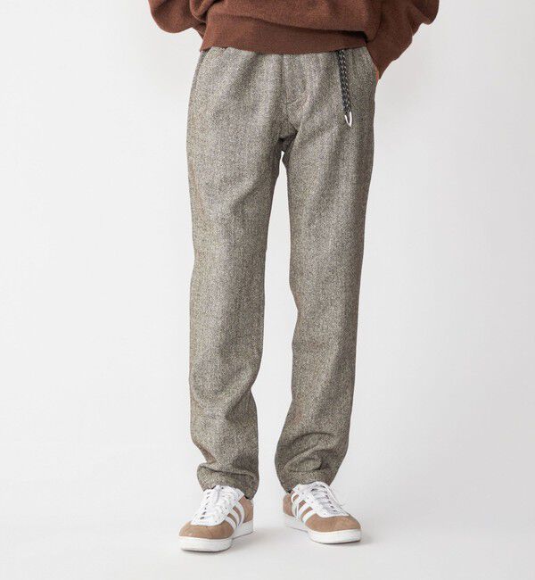 SHIPS「SHIPS: 〈手洗い可能〉ウール シルク テーパードチノ」|チノ|