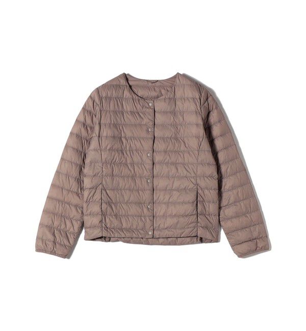 SHIPS Colors 「SHIPS Colors:〈洗濯機可能・撥水〉ノーカラー ライト ダウン ジャケット」|ダウン|