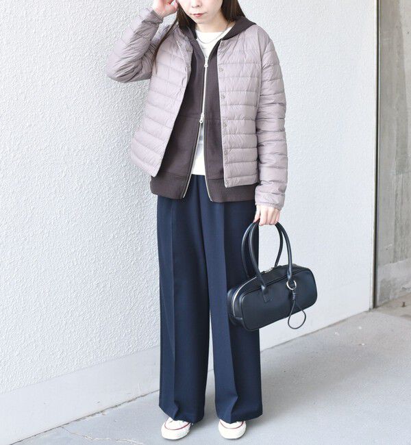 SHIPS Colors 「SHIPS Colors:〈洗濯機可能・撥水〉ノーカラー ライト ダウン ジャケット」|ダウン|