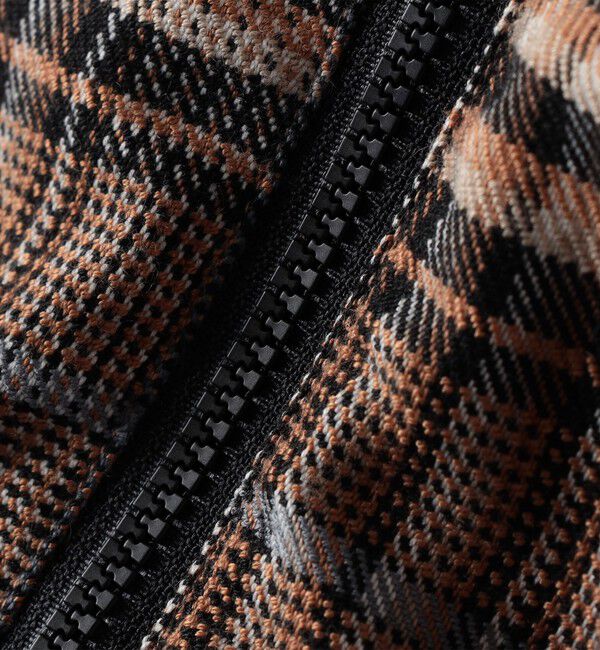 SHIPS Colors 「SHIPS Colors:90～140cm / ボア ボマー ジャケット チェック◇」|ブルゾン・スタジャン|