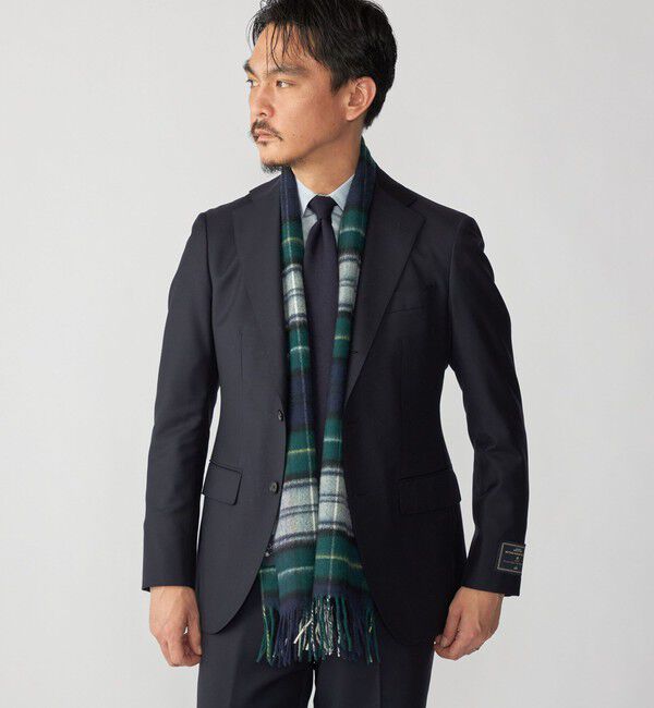 SHIPS「SHIPS: カシミヤ チェック マフラー」|マフラー|