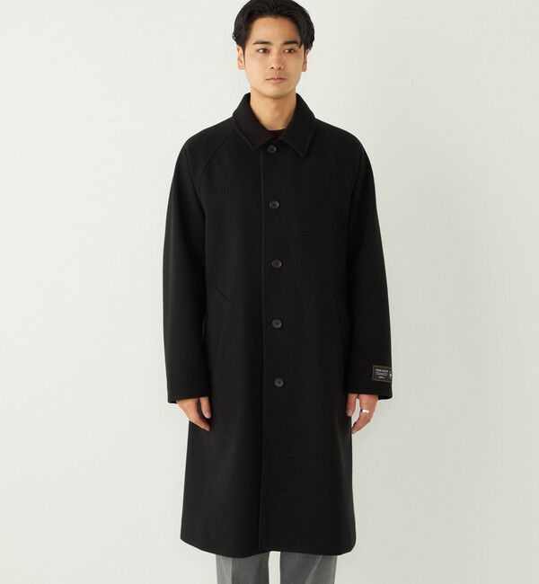 SHIPS Colors 「SHIPS Colors:ウール ミックス ロングコート」|ステンカラーコート|