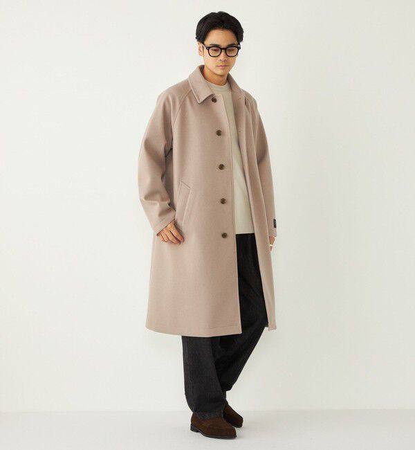 SHIPS Colors 「SHIPS Colors:ウール ミックス ロングコート」|ステンカラーコート|