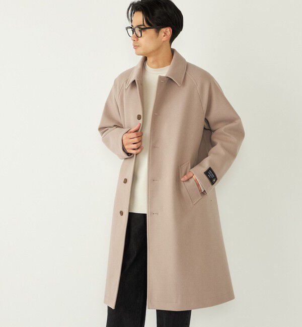 SHIPS Colors 「SHIPS Colors:ウール ミックス ロングコート」|ステンカラーコート|