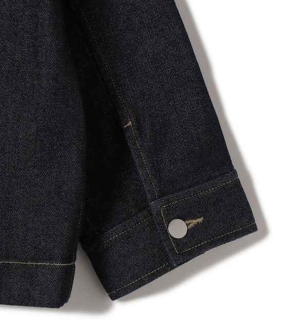 SHIPS Colors 「SHIPS Colors:〈洗濯機可能〉デニム ノーカラー ジャケット◇」|デニムジャケット|