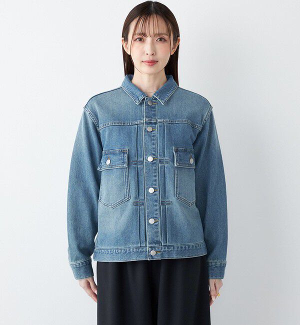 SHIPS Colors 「SHIPS Colors:〈洗濯機可能〉アマヨリ デニム ジャケット◇」|デニムジャケット|