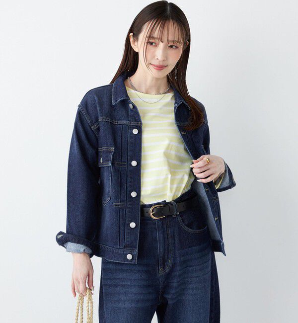 SHIPS Colors 「SHIPS Colors:〈洗濯機可能〉アマヨリ デニム ジャケット◇」|デニムジャケット|