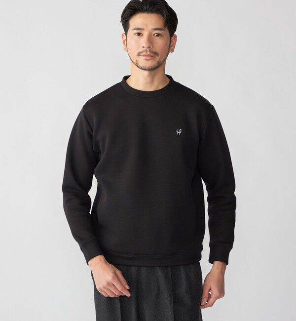 SHIPS「【WEB限定】SHIPS: コットンポリ ダブルニット トレーナー (セットアップ対応)」|スウェット・ジャージ|