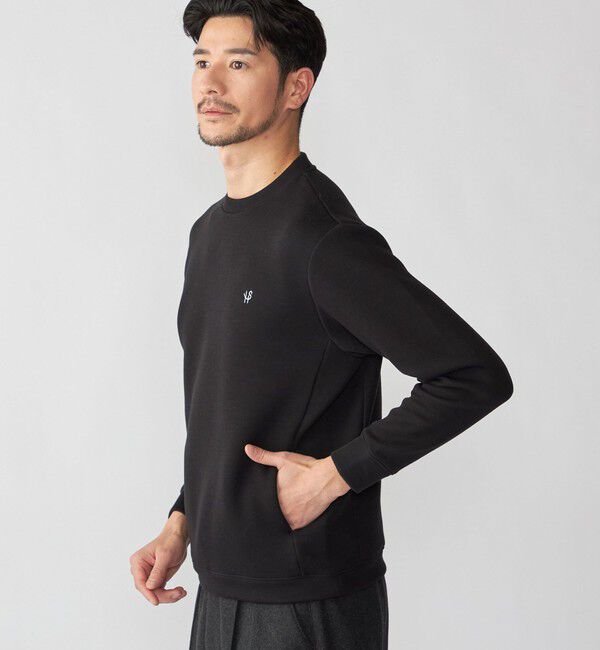 SHIPS「【WEB限定】SHIPS: コットンポリ ダブルニット トレーナー (セットアップ対応)」|スウェット・ジャージ|