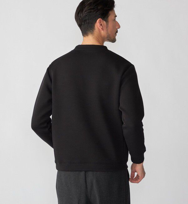 SHIPS「【WEB限定】SHIPS: コットンポリ ダブルニット トレーナー (セットアップ対応)」|スウェット・ジャージ|