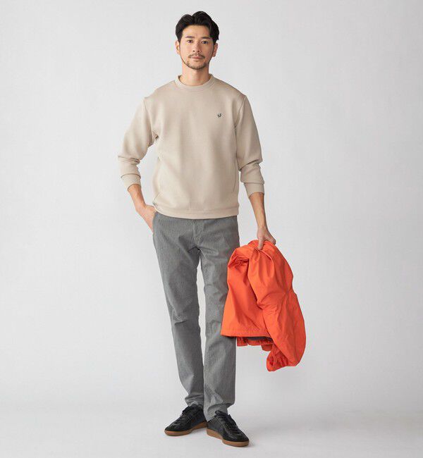 SHIPS「【WEB限定】SHIPS: コットンポリ ダブルニット トレーナー (セットアップ対応)」|スウェット・ジャージ|