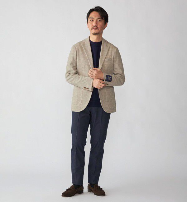 SHIPS「SHIPS:〈FUNCTION/手洗い可能〉コットン ノープリーツ 4WAY ストレッチ スラックス」|スラックス|