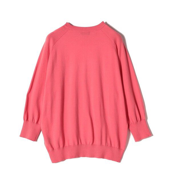 SHIPS for women「SHIPS Primary Navy Label:〈手洗い可能〉16G SUVIN プルオーバー」|ニット・セーター|