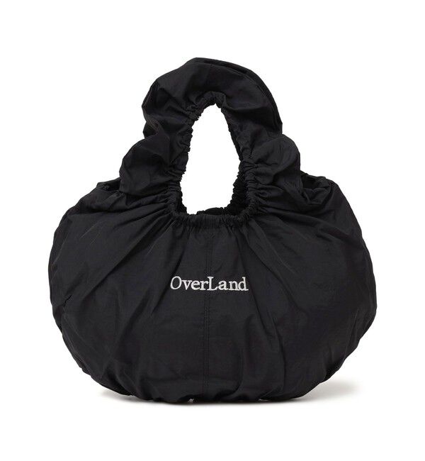 SHIPS any「OVER LAND: ラウンド ギャザー バッグ」|ハンドバッグ|ブラック