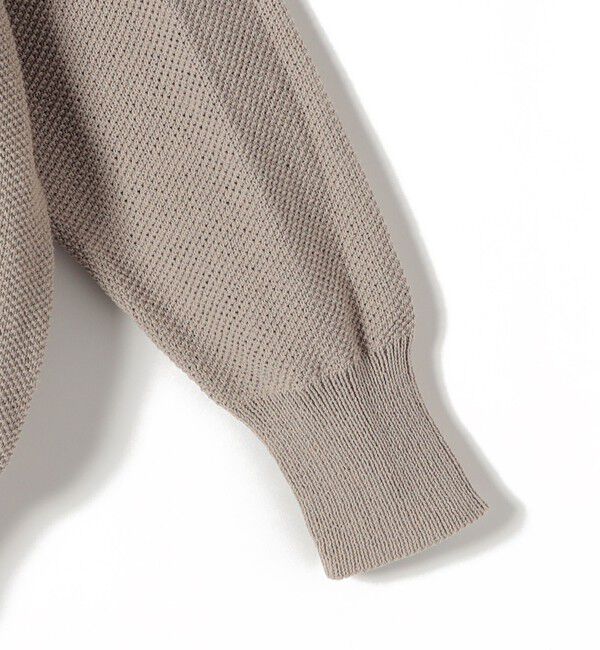 SHIPS Colors 「《予約》SHIPS Colors:〈手洗い可能〉ペーパー ライク ヘンリーネック 2WAY ニット◆」|ニット・セーター|