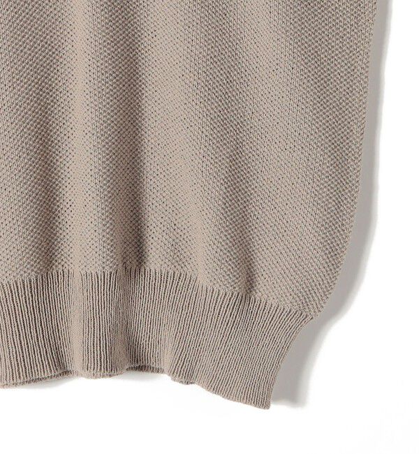 SHIPS Colors 「《予約》SHIPS Colors:〈手洗い可能〉ペーパー ライク ヘンリーネック 2WAY ニット◆」|ニット・セーター|