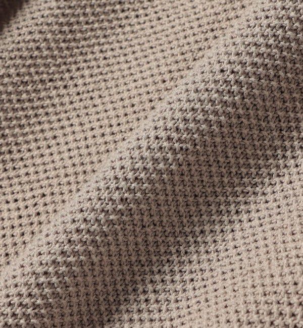 SHIPS Colors 「《予約》SHIPS Colors:〈手洗い可能〉ペーパー ライク ヘンリーネック 2WAY ニット◆」|ニット・セーター|