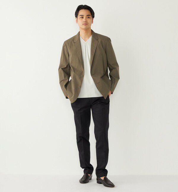 SHIPS Colors 「《予約》SHIPS Colors:〈抗菌防臭・UVカット〉シルケット コットン Vネック T◆」|Tシャツ・カットソー|