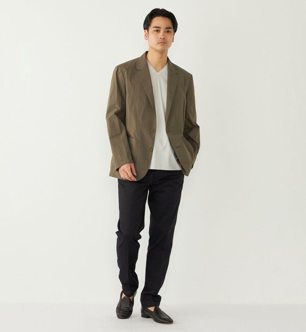 SHIPS Colors 「《予約》SHIPS Colors:〈抗菌防臭・UVカット〉シルケット コットン Vネック T◆」|Tシャツ・カットソー|