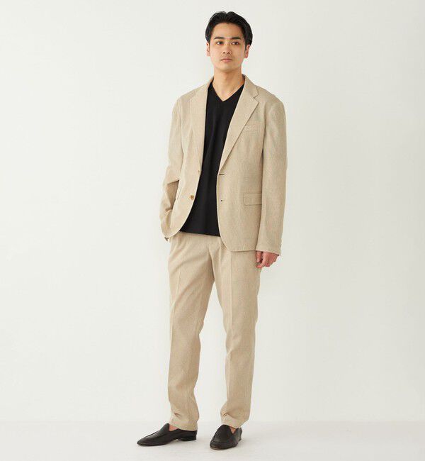 SHIPS Colors 「《予約》SHIPS Colors:〈抗菌防臭・UVカット〉シルケット コットン Vネック T◆」|Tシャツ・カットソー|