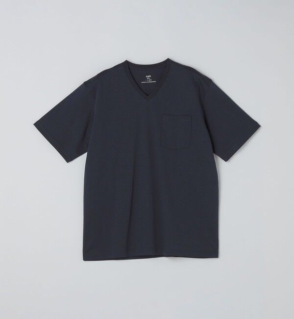 SHIPS Colors 「《予約》SHIPS Colors:〈抗菌防臭・UVカット〉シルケット コットン Vネック T◆」|Tシャツ・カットソー|