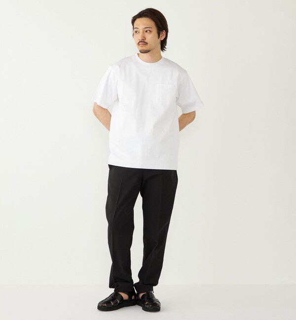 SHIPS Colors 「《予約》SHIPS Colors:〈抗菌防臭・UVカット〉シルケット コットン クルーネック T◆」|Tシャツ・カットソー|