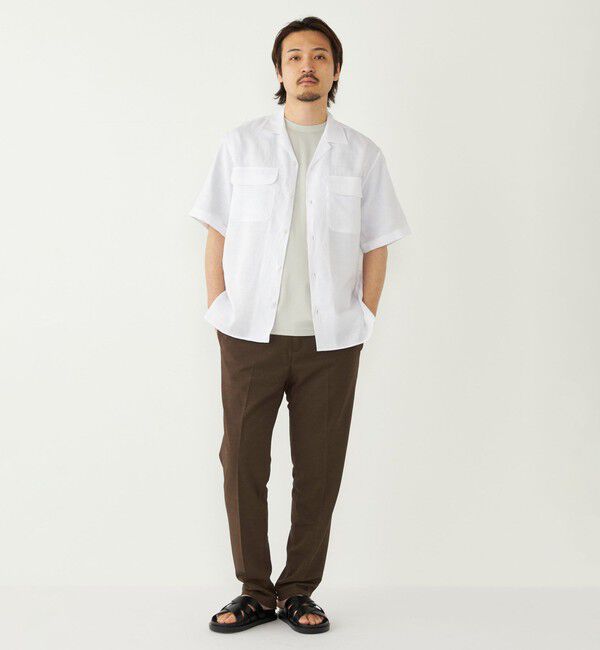 SHIPS Colors 「《予約》SHIPS Colors:〈抗菌防臭・UVカット〉シルケット コットン クルーネック T◆」|Tシャツ・カットソー|