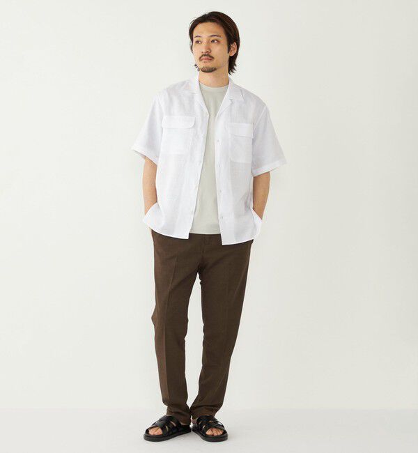 SHIPS Colors 「《予約》SHIPS Colors:〈抗菌防臭・UVカット〉シルケット コットン クルーネック T◆」|Tシャツ・カットソー|