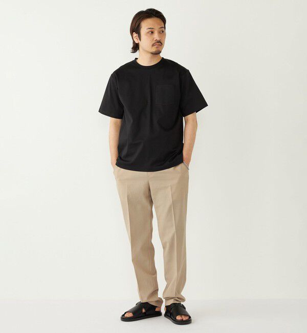 SHIPS Colors 「《予約》SHIPS Colors:〈抗菌防臭・UVカット〉シルケット コットン クルーネック T◆」|Tシャツ・カットソー|