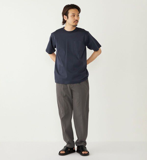 SHIPS Colors 「《予約》SHIPS Colors:〈抗菌防臭・UVカット〉シルケット コットン クルーネック T◆」|Tシャツ・カットソー|