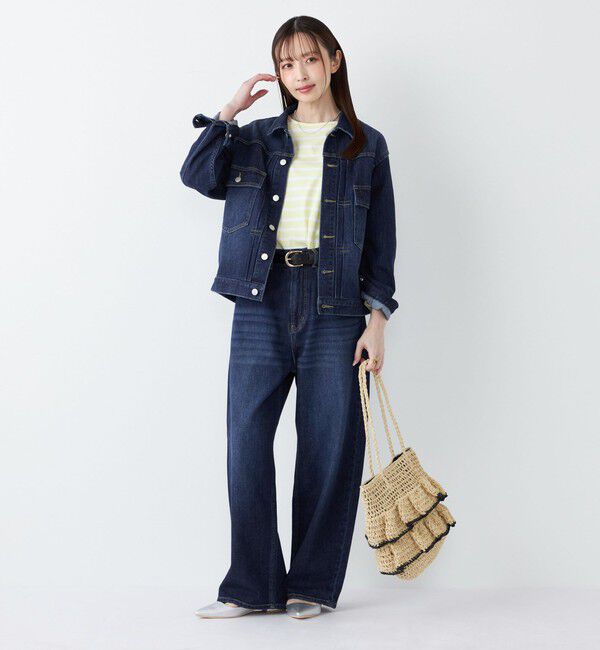 SHIPS Colors 「《予約》SHIPS Colors:ペーパー フリル トート◆」|かごバッグ|