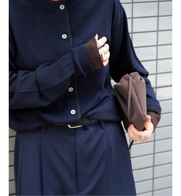 OUTDOOR PRODUCTS Usual Things「前後2WAYダブルカラートリムカーディガン」|カーディガン|