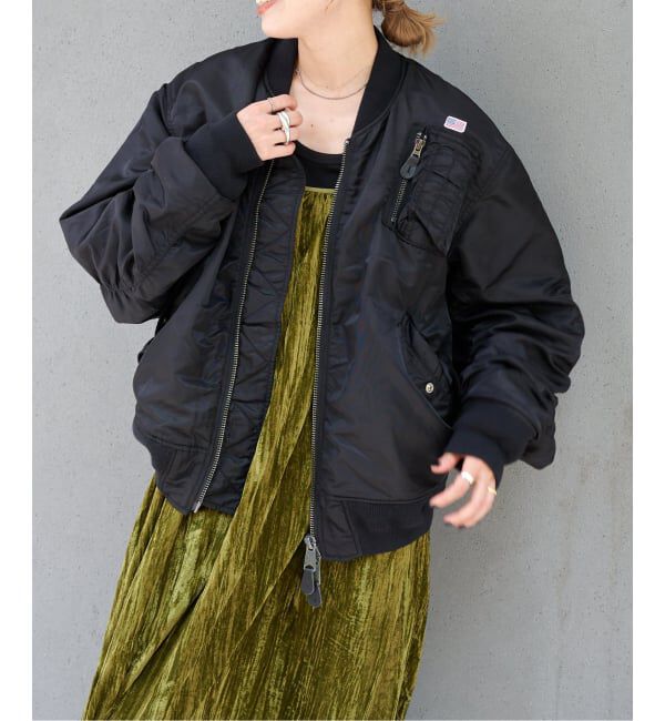 OUTDOOR PRODUCTS Usual Things「ULT MA-1ジャケット ユニセックス着用可」|ブルゾン・スタジャン|